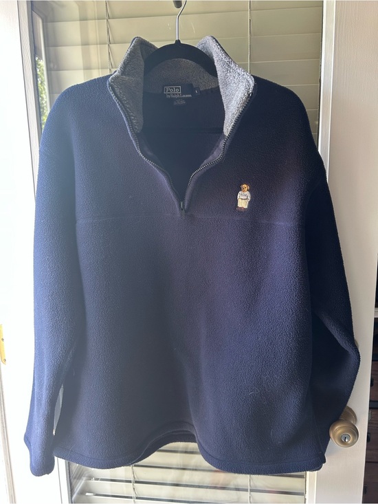 Polo Ralph Lauren Other - NWOT Polo Ralph Lauren Navy Blue 1/4 Zip Fleece w/Signature Embroidered Bear. L